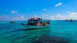 Gan Island Dive Centre - Maldives. Dive boat.